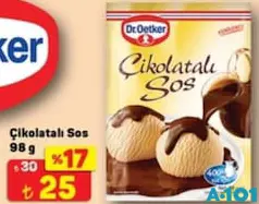 DR. OETKER ÇİKOLATALI SOS 98 G